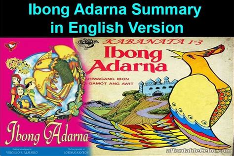 Ibong adarna summary english